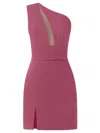 Tia Dorraine Women's Pink / Purple Love Weapon Mini Dress, Super Pink