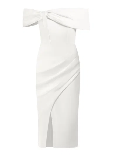 Tia Dorraine Women's Signature Of The Sun Midi Dress - Pearl White