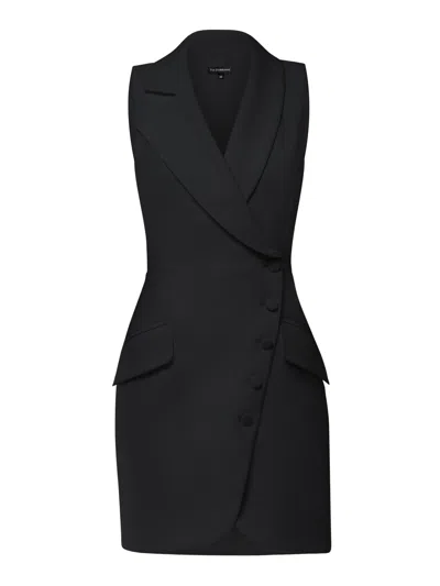 Tia Dorraine Women's Significant Other Sleeveless Blazer Mini Dress – Black