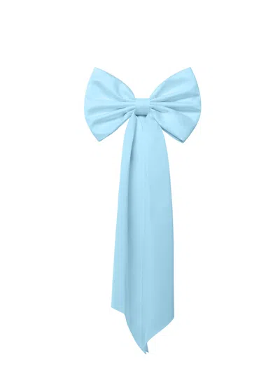 Tia Dorraine Women's Statement Bow Belt - Light Blue