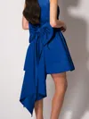 Tia Dorraine Women's Statement Large Bow Belt - Azure Blue In Blue