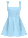 Tia Dorraine Women's Sweet Love Flared Satin Mini Dress - Light Blue In Blue
