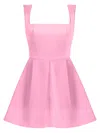 Tia Dorraine Women's Sweet Love Flared Satin Mini Dress - Light Pink In Pink
