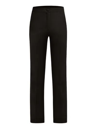 Tia Dorraine Women's Tailored Straight-leg Trousers, Black