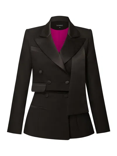 Tia Dorraine Women's Très Chic Two-part Blazer - Black
