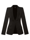 Tia Dorraine Women's Vision Timeless Single-breasted Blazer - Black In Black