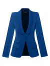 Tia Dorraine Women's Vision Timeless Single-breasted Blazer, Azure Blue In Blue