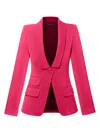 Tia Dorraine Women's Vision Timeless Single-breasted Blazer, Hot Pink In Pink