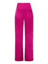 Tia Dorraine Women's Wild Dream Wide-leg Satin Trousers, Pink In Pink