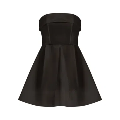 Tia Dorraine Women's Wild Flower Flared Mini Dress - Black