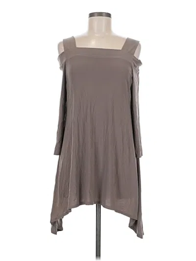 Pre-owned Tiana B 3/4 Sleeve T-shirt In Gray