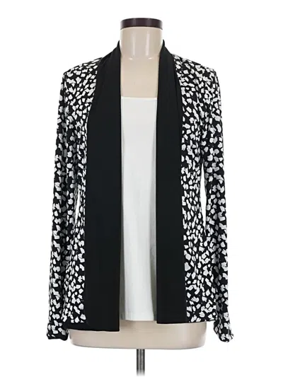 Pre-owned Tiana B Cardigan Sweater In Black