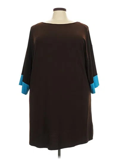 Pre-owned Tiana B Casual Dress In Brown