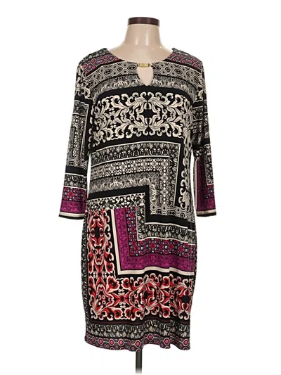 Pre-owned Tiana B Casual Dress In Burgundy