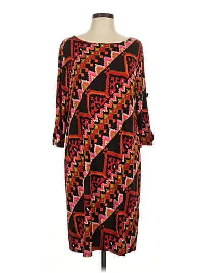 Pre-owned Tiana B Casual Dress In Burgundy