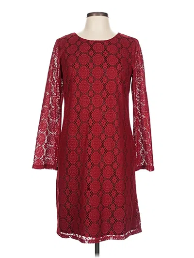 Pre-owned Tiana B Casual Dress In Burgundy