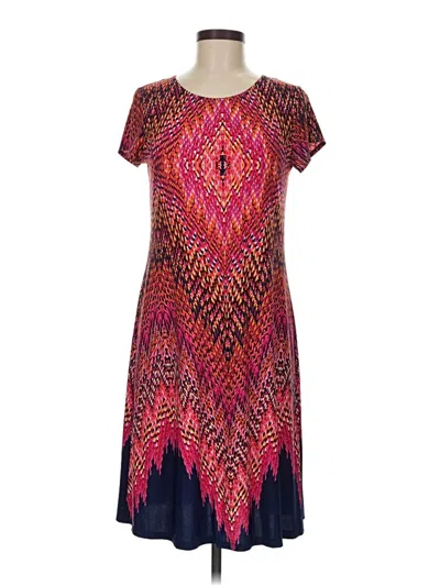 Pre-owned Tiana B Casual Dress In Burgundy