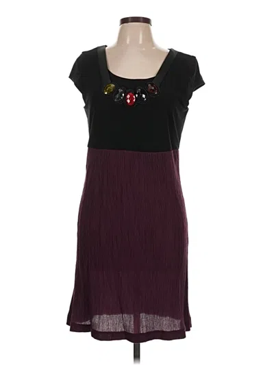Pre-owned Tiana B Casual Dress In Burgundy