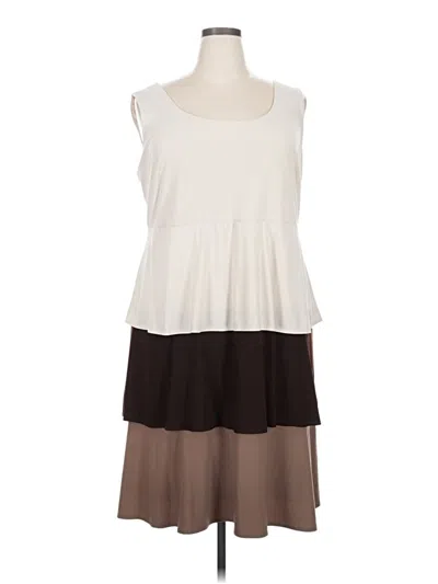 Pre-owned Tiana B Casual Dress In White