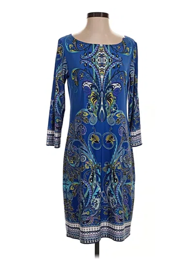 Pre-owned Tiana B Cocktail Dress In Blue