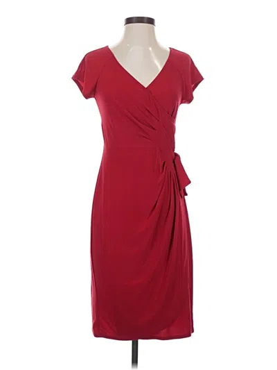Pre-owned Tiana B Cocktail Dress In Burgundy