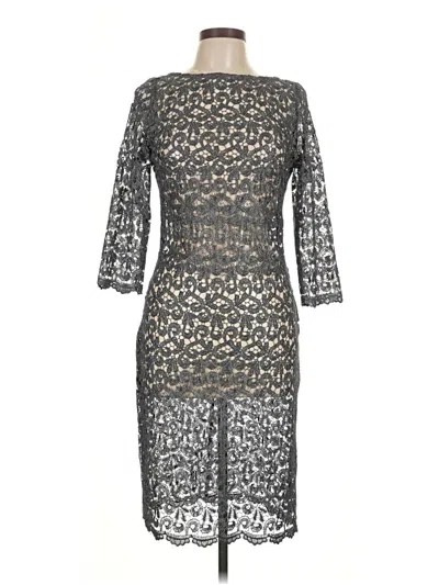 Pre-owned Tiana B Cocktail Dress In Gray