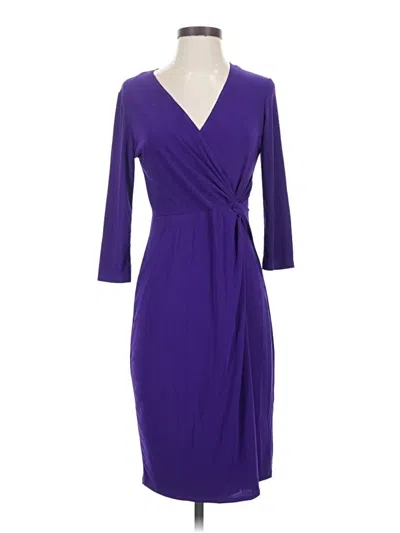 Pre-owned Tiana B Cocktail Dress In Purple