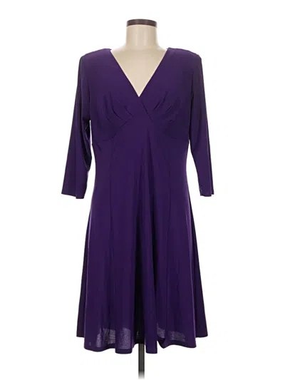 Pre-owned Tiana B Cocktail Dress In Purple