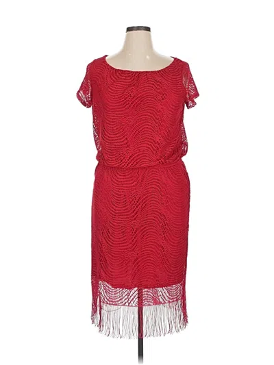 Pre-owned Tiana B Cocktail Dress In Red