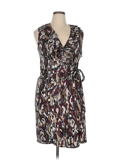 Pre-owned Tiana B Kimono In Brown