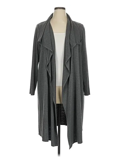 Pre-owned Tiana B Kimono In Gray