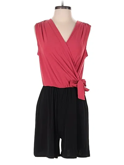 Pre-owned Tiana B Romper In Red