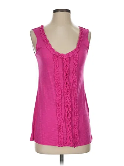 Pre-owned Tiana B Tank Top Pink Sweetheart Neckline Tops