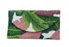 Tiana Palm Leaf Beaded Clutch In Green In Green