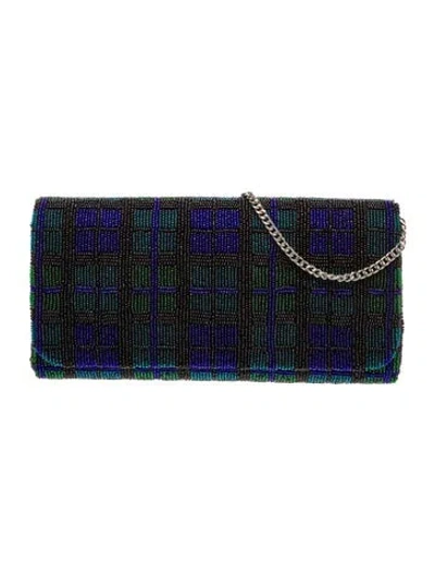 Pre-owned Tiana Sequins Shoulder Bag In Blue