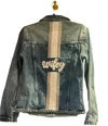 Tiana Women Wifey Denim Jacket In Blue