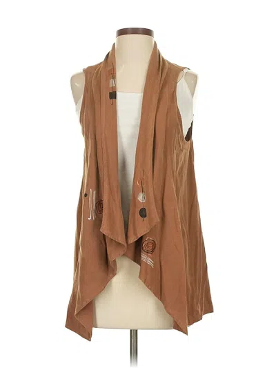 Pre-owned Tianello Cardigan Sweater In Brown