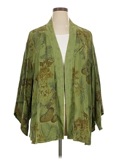 Pre-owned Tianello Cardigan Sweater In Green