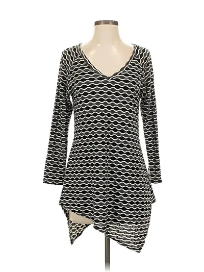 Pre-owned Tianello Casual Dress In Gray