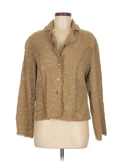 Pre-owned Tianello Jacket In Brown