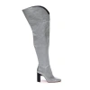 Tiannia Barnes Cullinan Over-the-knee Boot In Silver