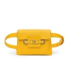 Tiannia Barnes Diamond Belt Bag In Yellow