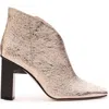 Tiannia Barnes Sancy Ankle Bootie In Gold