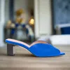 Tiannia Barnes Tiffany Mule Sandals In Blue