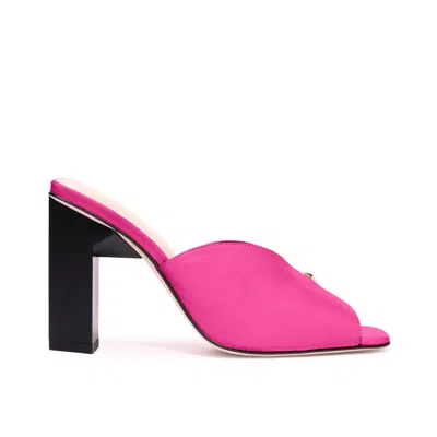 Tiannia Barnes Women's Pink / Purple Tiffany Mule High Heel - Pink In Pink/purple