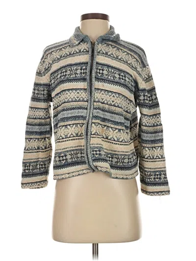 Pre-owned Tiara Cardigan Sweater In Gray
