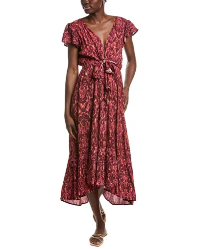 Tiare Hawaii Blake Naturals Maxi Dress In Red