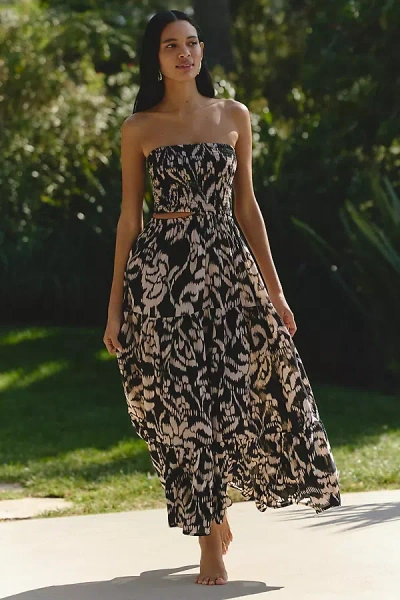 Tiare Hawaii Boracay Strapless Maxi Dress In Multi