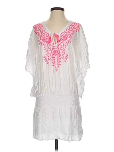Pre-owned Tiare Hawaii Casual Dress In White