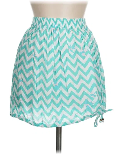 Pre-owned Tiare Hawaii Casual Skirt In Teal